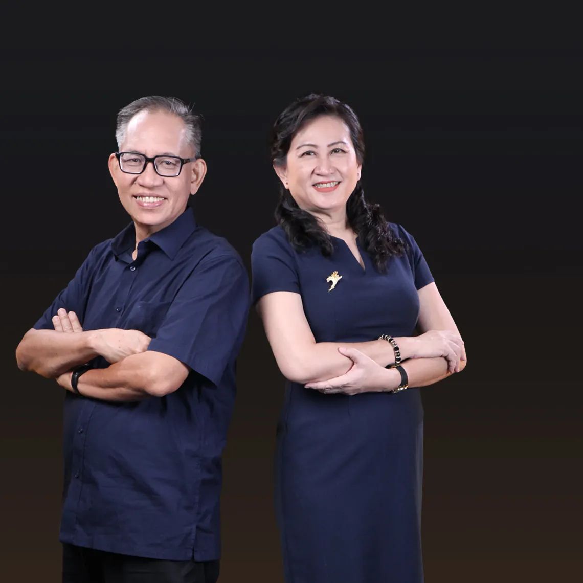 Komisari dan Direktur Utama KJA PT Synergy Ultima Nobilus, Bapak Wiyono Pontjoharyo dan Ibu Susan Sutedjo